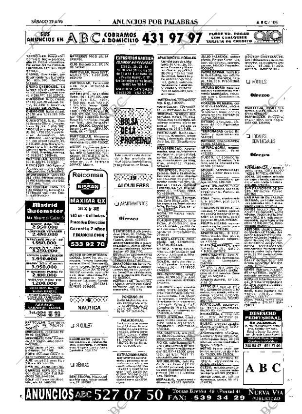 ABC MADRID 29-06-1996 página 105