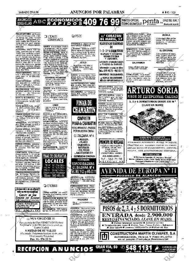 ABC MADRID 29-06-1996 página 109