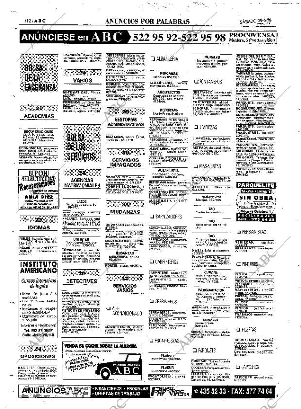 ABC MADRID 29-06-1996 página 112