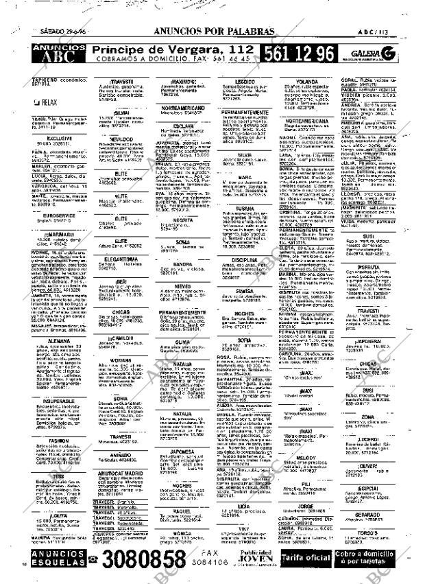ABC MADRID 29-06-1996 página 113
