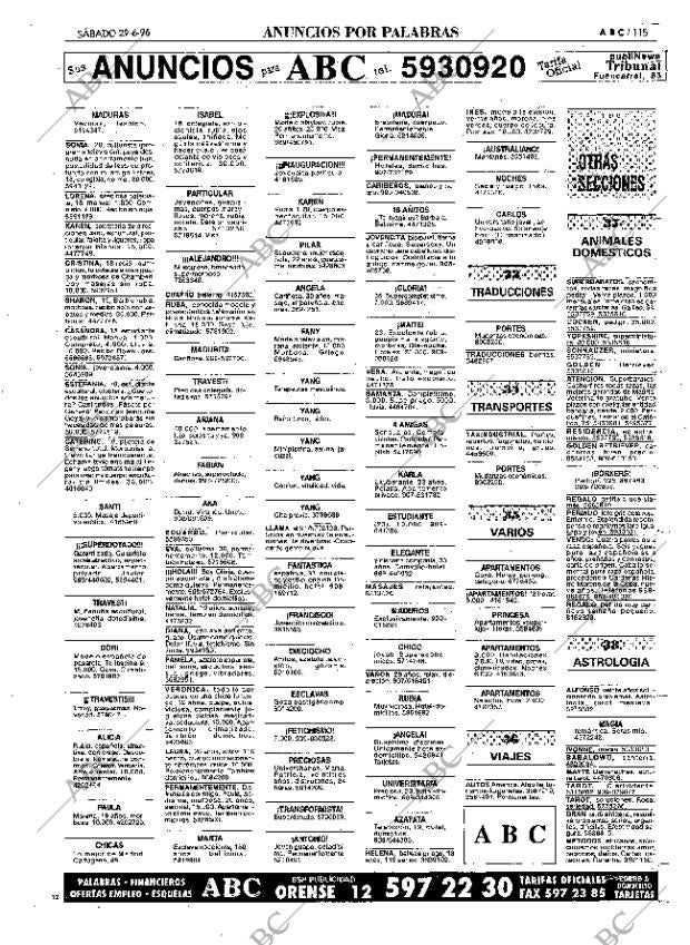 ABC MADRID 29-06-1996 página 115