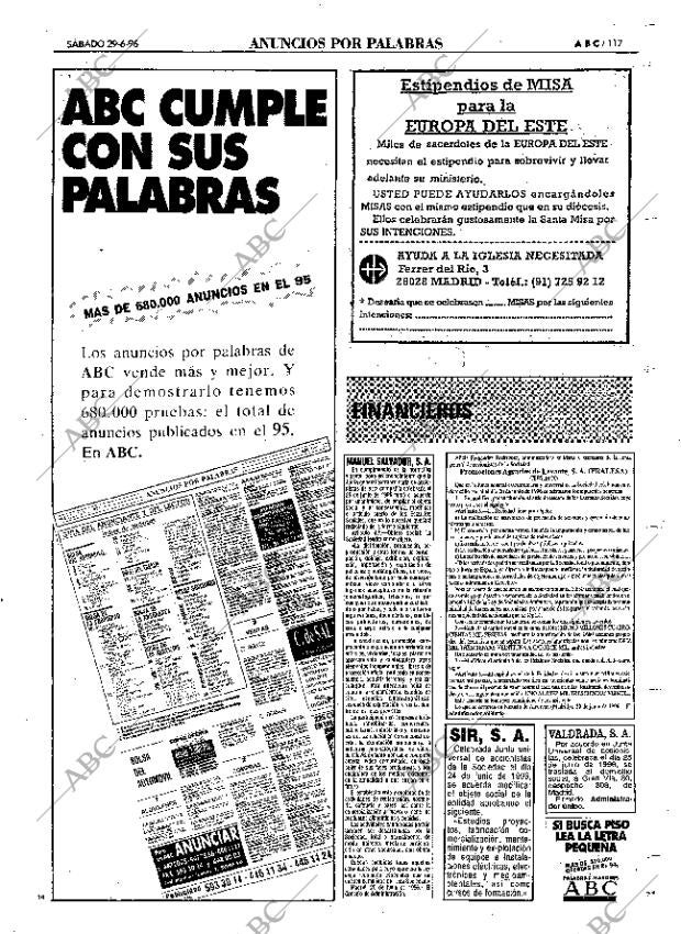 ABC MADRID 29-06-1996 página 117