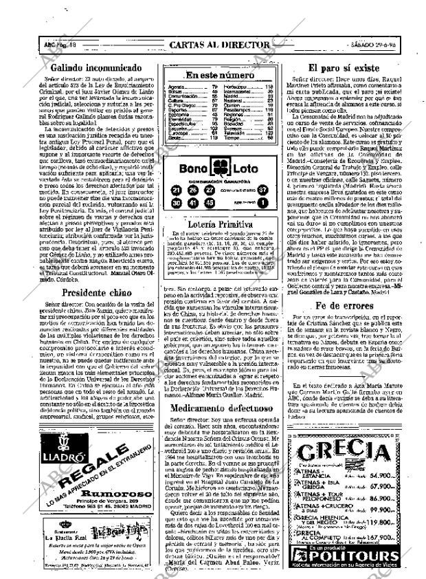 ABC MADRID 29-06-1996 página 18