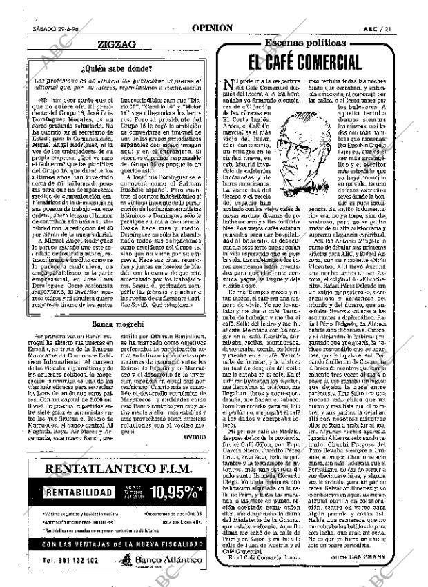ABC MADRID 29-06-1996 página 21