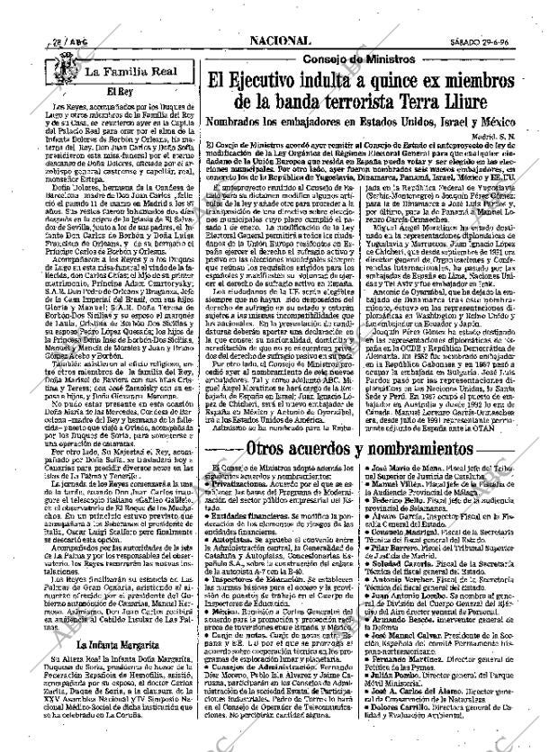 ABC MADRID 29-06-1996 página 28
