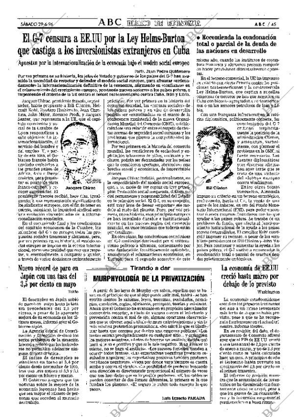 ABC MADRID 29-06-1996 página 45