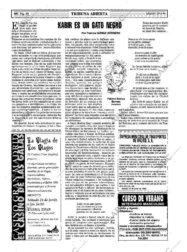 ABC MADRID 29-06-1996 página 60