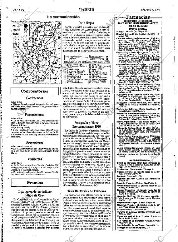 ABC MADRID 29-06-1996 página 70