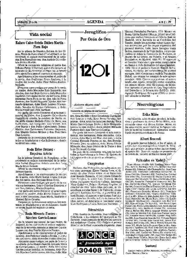 ABC MADRID 29-06-1996 página 79