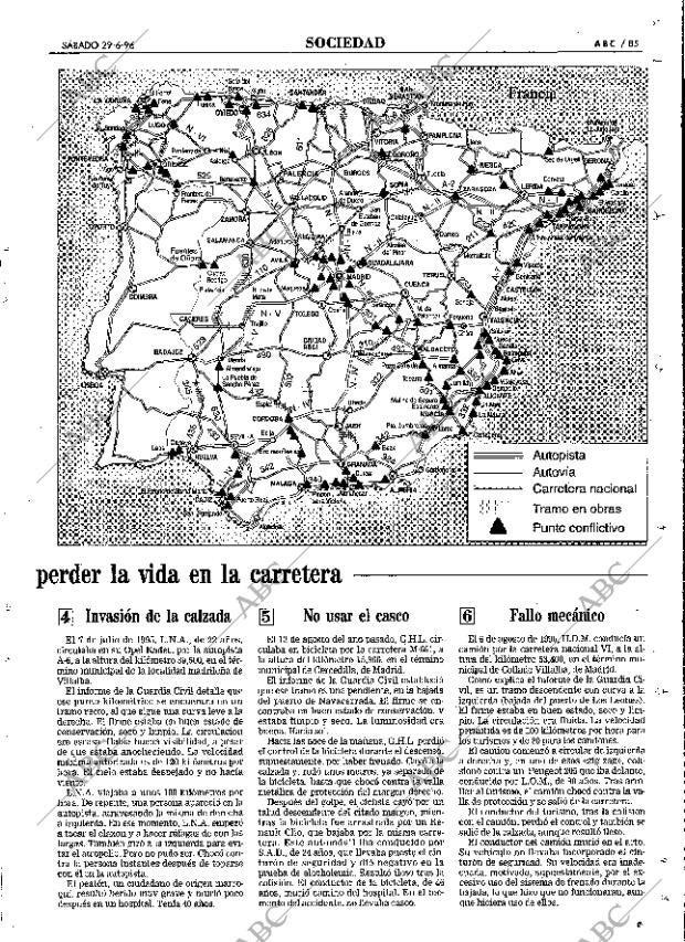 ABC MADRID 29-06-1996 página 85