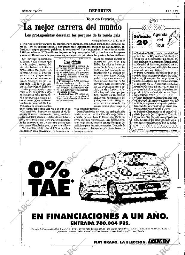 ABC MADRID 29-06-1996 página 89