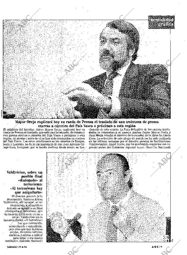 ABC MADRID 29-06-1996 página 9