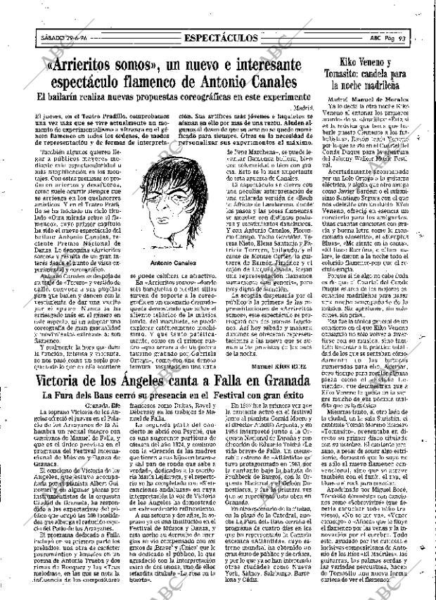 ABC MADRID 29-06-1996 página 93