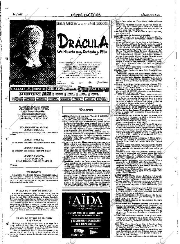 ABC MADRID 29-06-1996 página 96