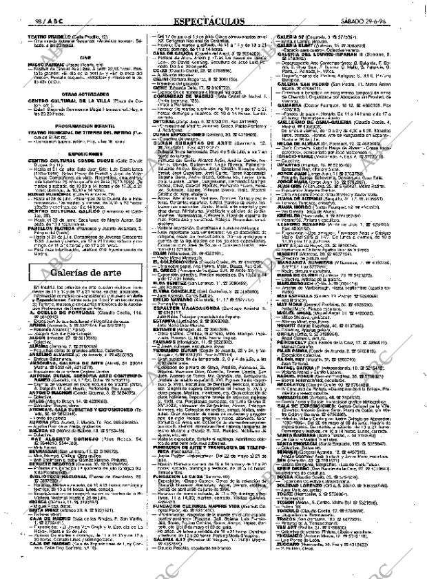 ABC MADRID 29-06-1996 página 98