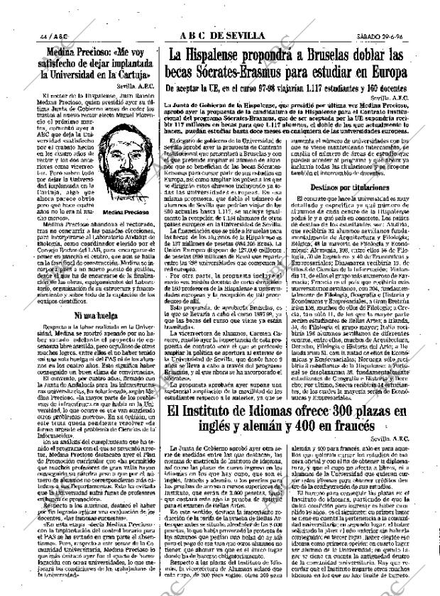 ABC SEVILLA 29-06-1996 página 44