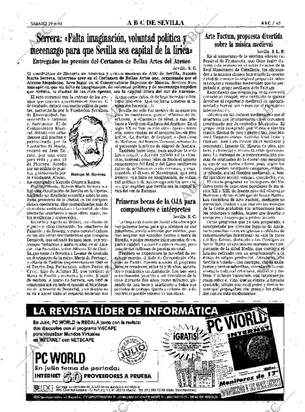 ABC SEVILLA 29-06-1996 página 45