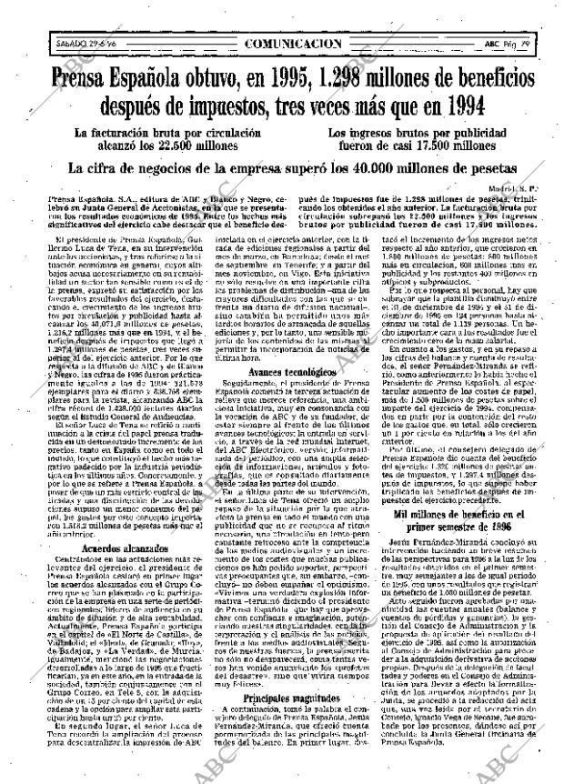 ABC SEVILLA 29-06-1996 página 79