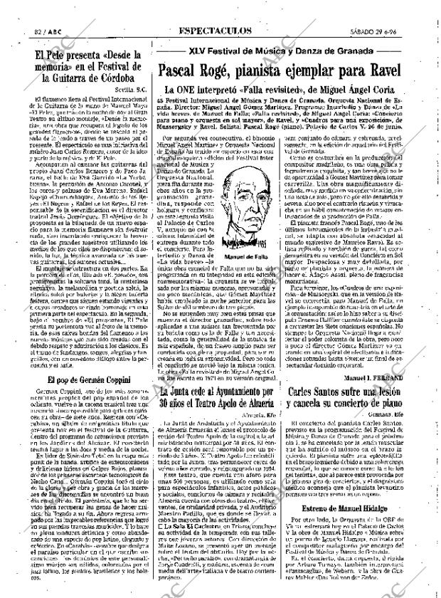 ABC SEVILLA 29-06-1996 página 82