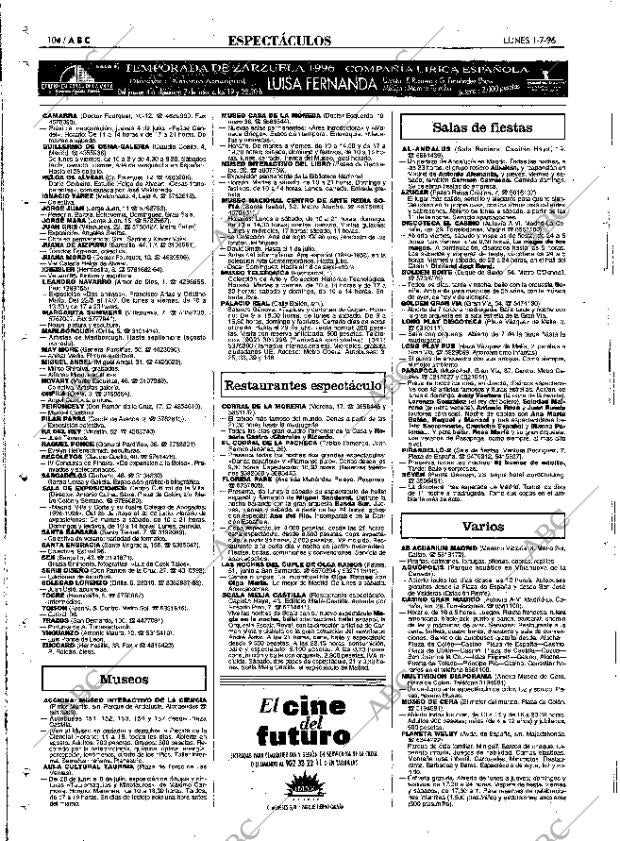 ABC MADRID 01-07-1996 página 104