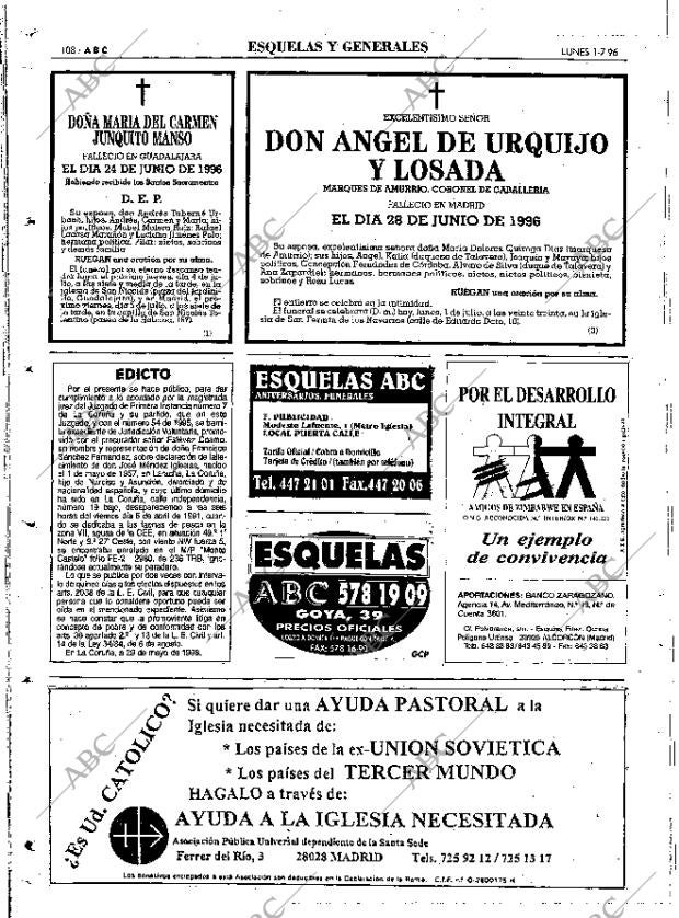ABC MADRID 01-07-1996 página 108