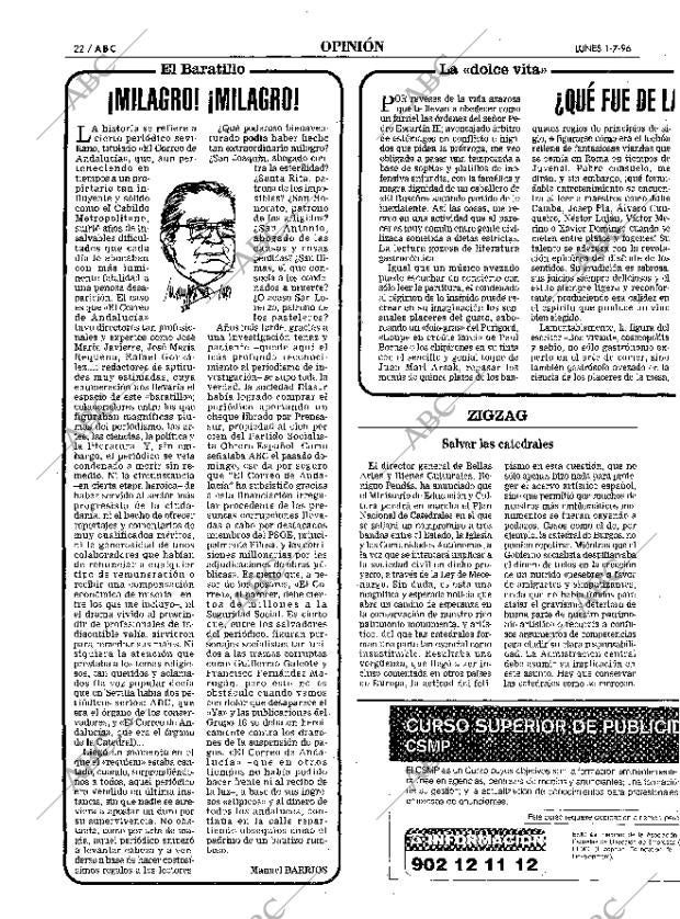 ABC MADRID 01-07-1996 página 22