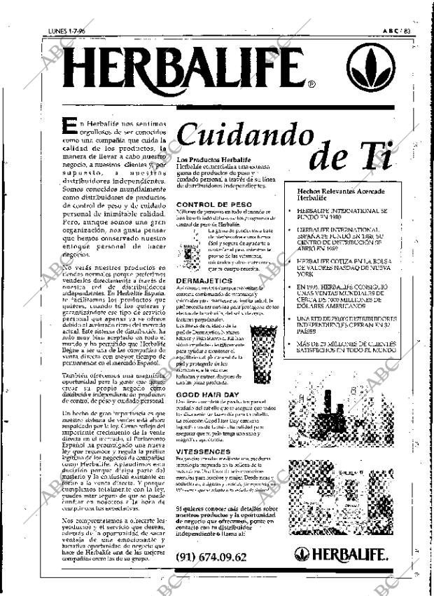 ABC MADRID 01-07-1996 página 83