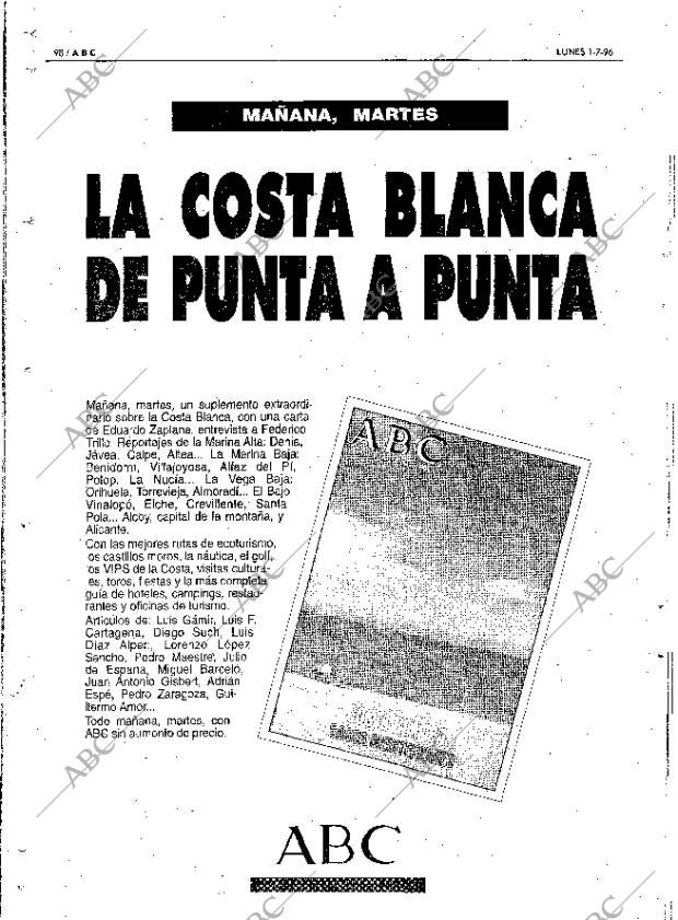 ABC MADRID 01-07-1996 página 98