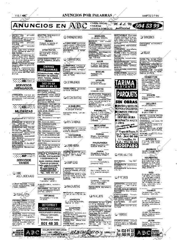 ABC MADRID 02-07-1996 página 110