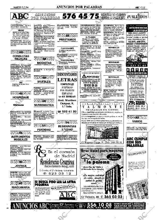 ABC MADRID 02-07-1996 página 115