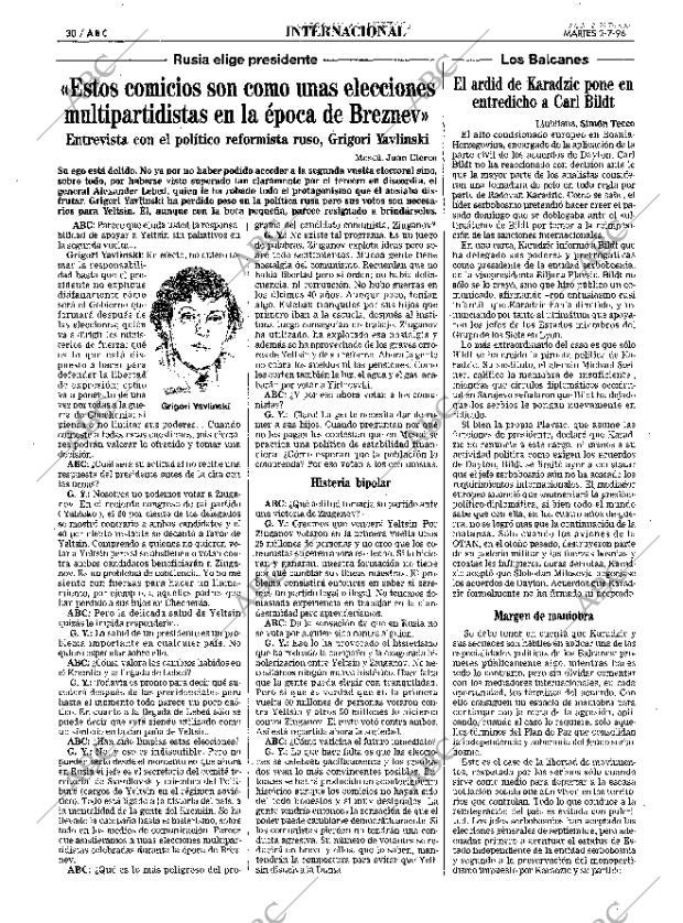 ABC MADRID 02-07-1996 página 30