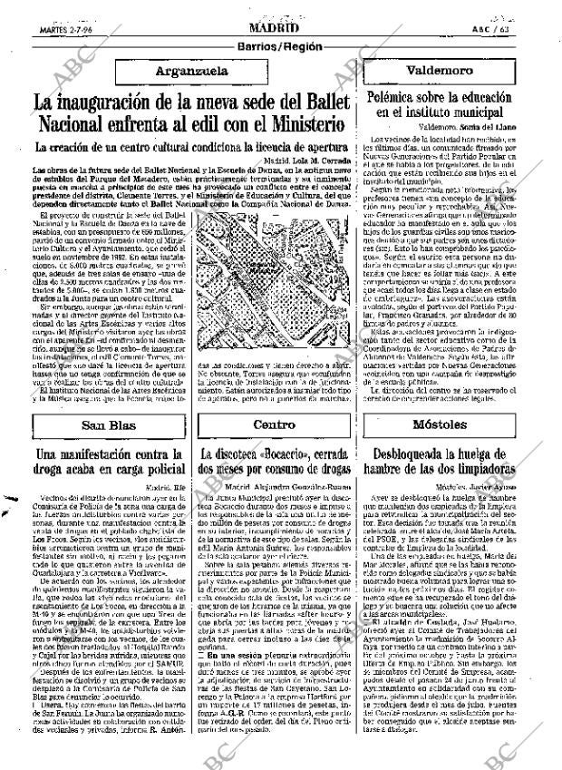 ABC MADRID 02-07-1996 página 63