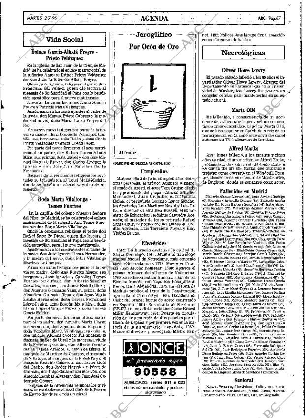 ABC MADRID 02-07-1996 página 67
