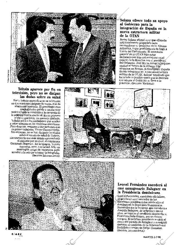 ABC MADRID 02-07-1996 página 8