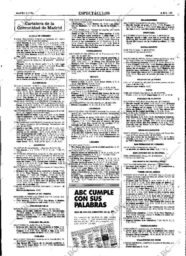 ABC MADRID 02-07-1996 página 89