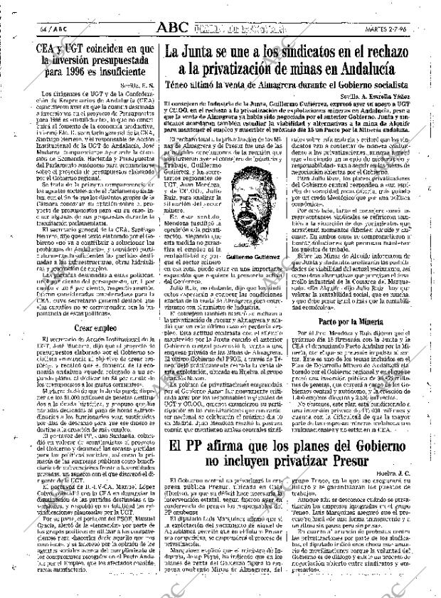 ABC SEVILLA 02-07-1996 página 64