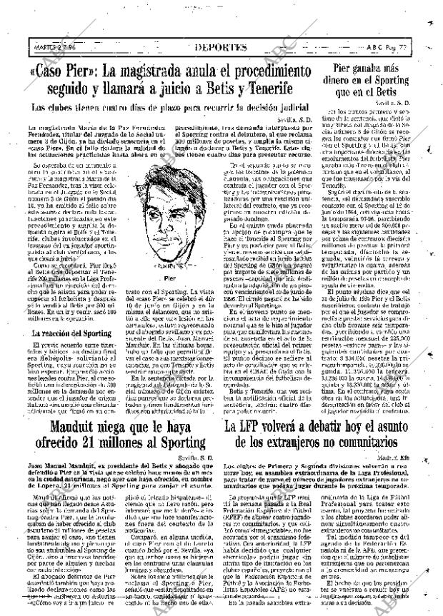 ABC SEVILLA 02-07-1996 página 73