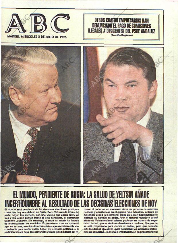 ABC MADRID 03-07-1996 página 1