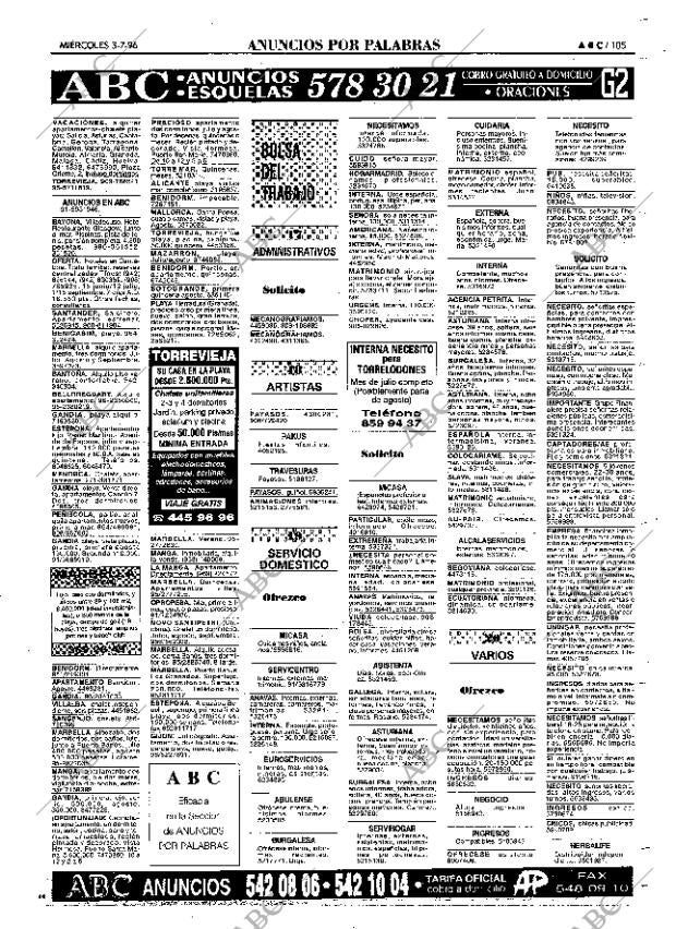 ABC MADRID 03-07-1996 página 105