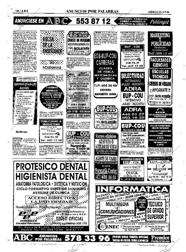ABC MADRID 03-07-1996 página 106