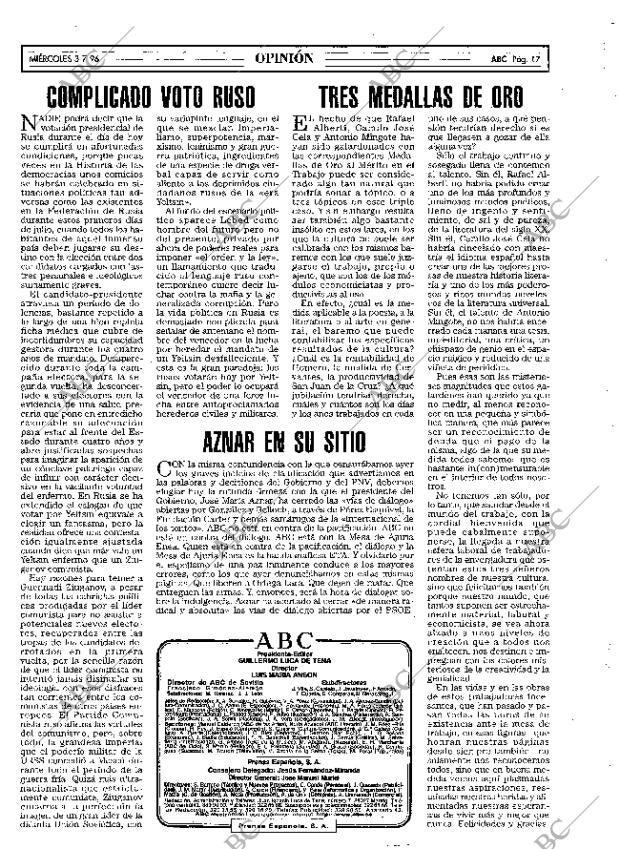 ABC MADRID 03-07-1996 página 17