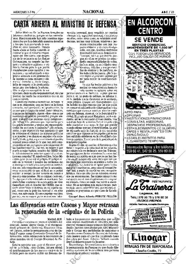 ABC MADRID 03-07-1996 página 23