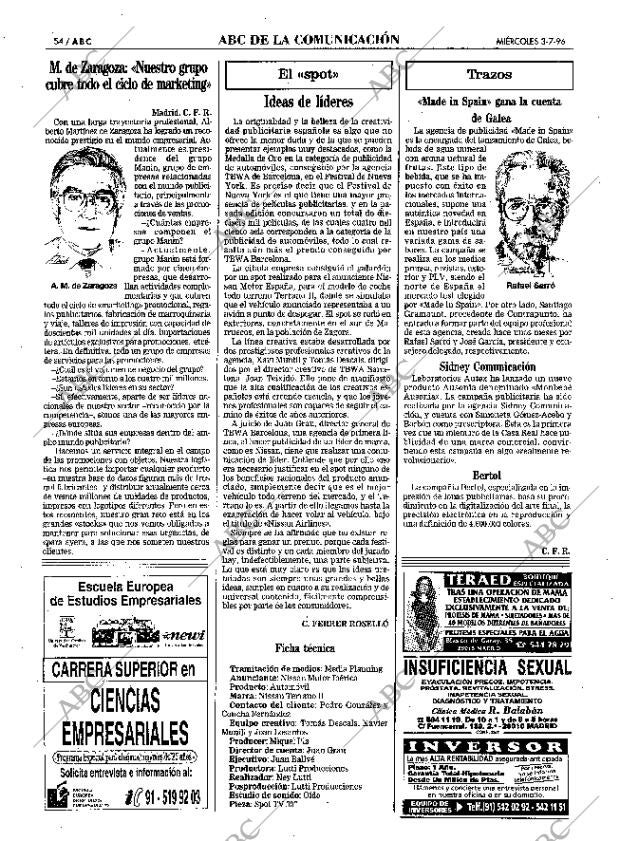 ABC MADRID 03-07-1996 página 54