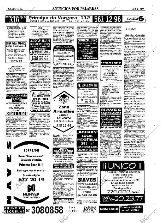 ABC MADRID 04-07-1996 página 109