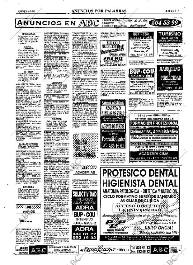 ABC MADRID 04-07-1996 página 117