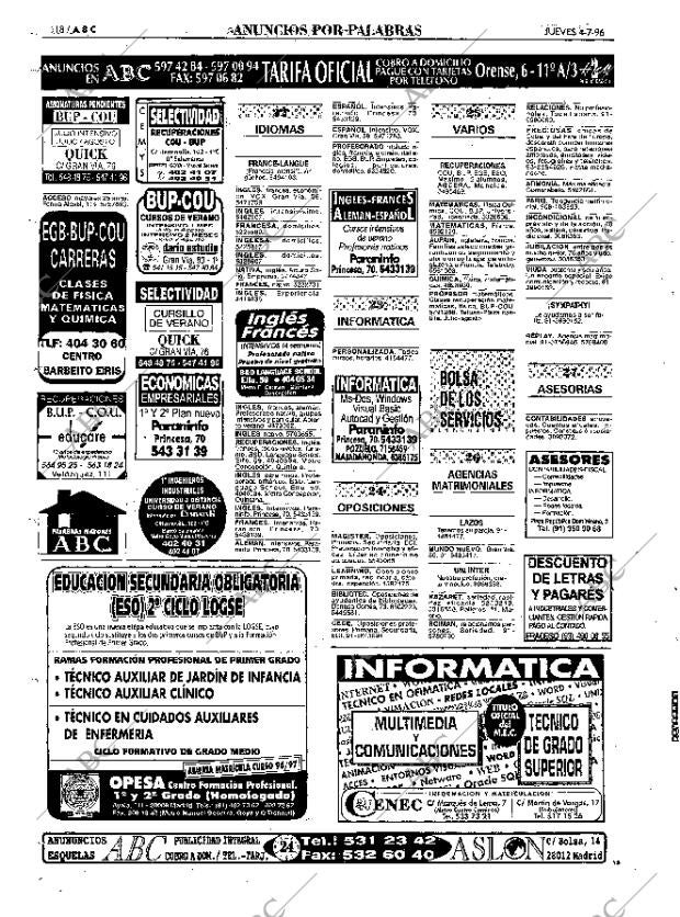 ABC MADRID 04-07-1996 página 118