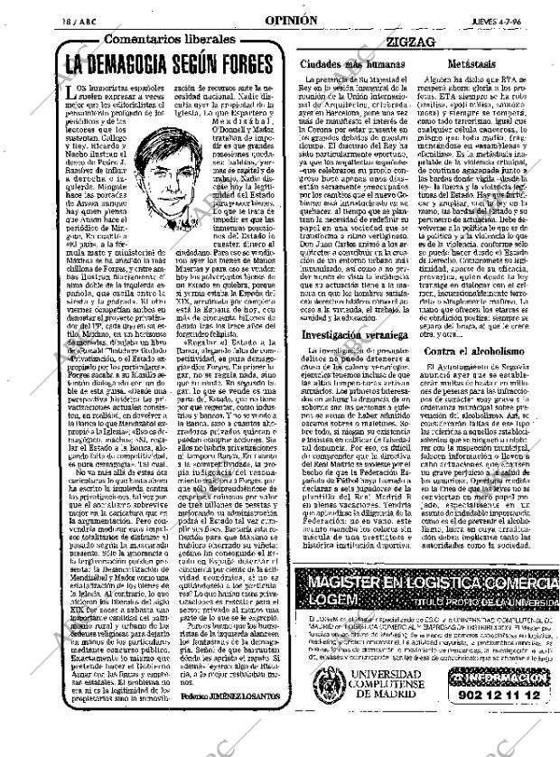 ABC MADRID 04-07-1996 página 18