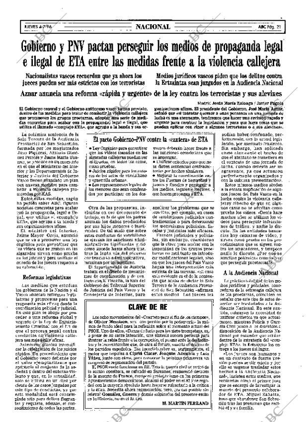 ABC MADRID 04-07-1996 página 21