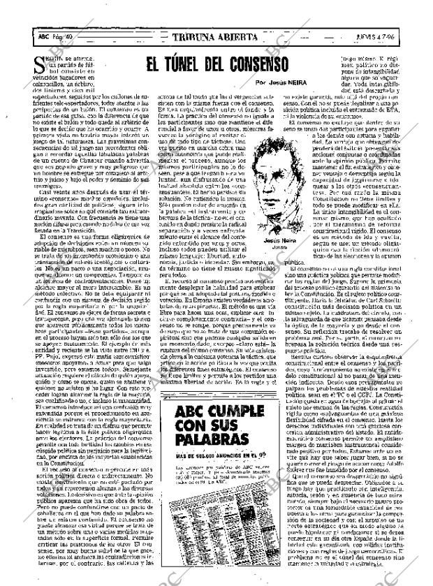 ABC MADRID 04-07-1996 página 40