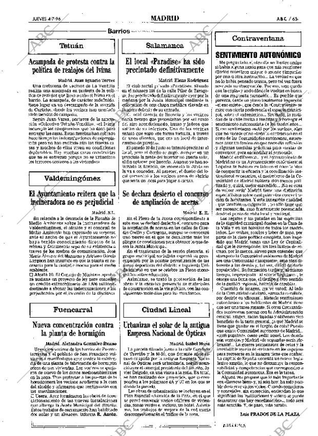 ABC MADRID 04-07-1996 página 65
